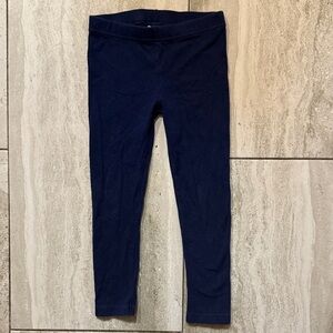Classic Navy Girls' Stretch Leggings - Everyday Comfort